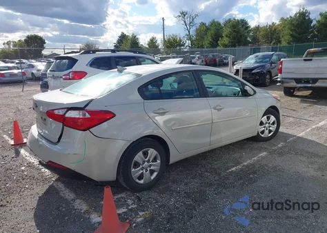 2015 Kia Forte Lx из США, поврежденный, VIN KNAFK4A65F5420845